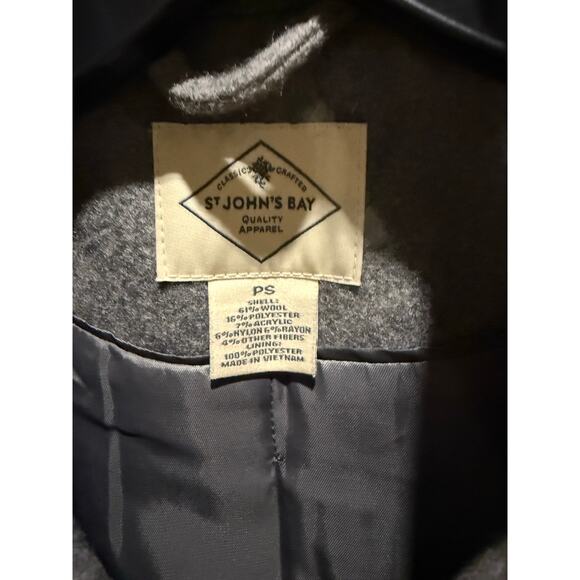 St. John’s Bay Peacoat Jacket – Women’s Petite Small – Wool Blend - Picture 3 of 8